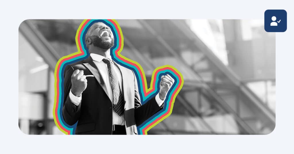 Man focused on customer attrition.