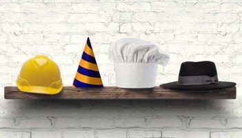 The many hats on a marketer’s hat rack