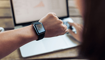 Graphic showing results from 10 studies on best time to send an email