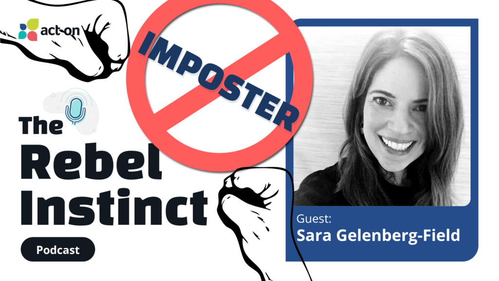 Ever notice how some people who are always talking don't really have a whole lot to say? Well now, it's YOUR turn to speak up! That imposter whispering doubt into your brain needs a reality check. Sara Gelenberg-Field has climbed the ladder at Starbucks, Nestle and Mommy's Bliss. She says she used to be the quiet one, but now speaks up to make her ideas come to life and transform MEGA companies. When there's a whole lot to feel burned out about, rebelling a little can sure reignite the fire.
