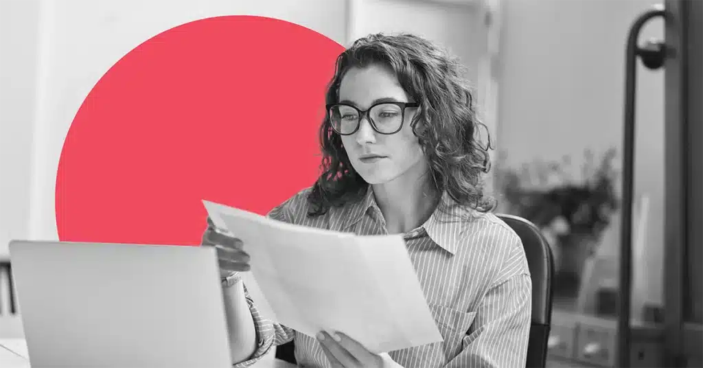 Woman exploring brand advocacy.